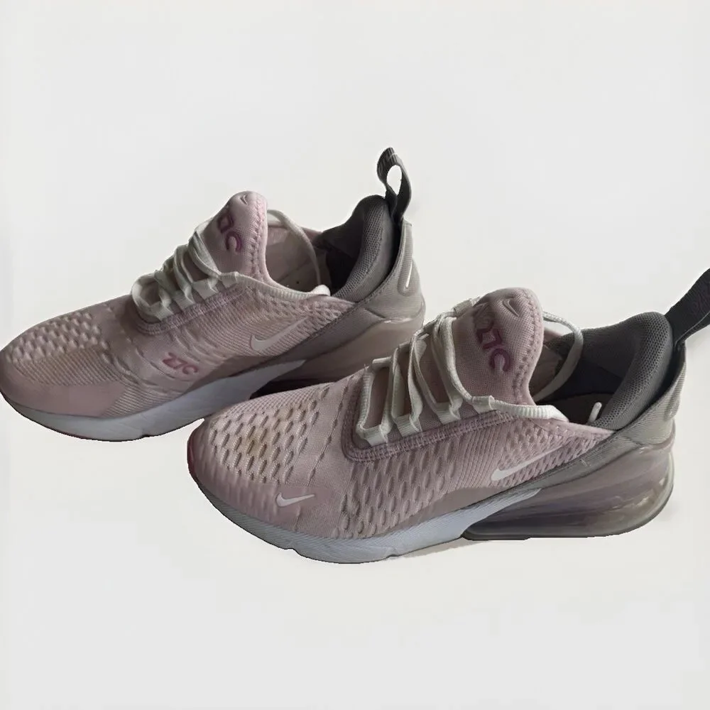 Nike Air Max 270 Pink Kids Youth Size 4Y Running Shoes Sneakers Mesh GS Worn